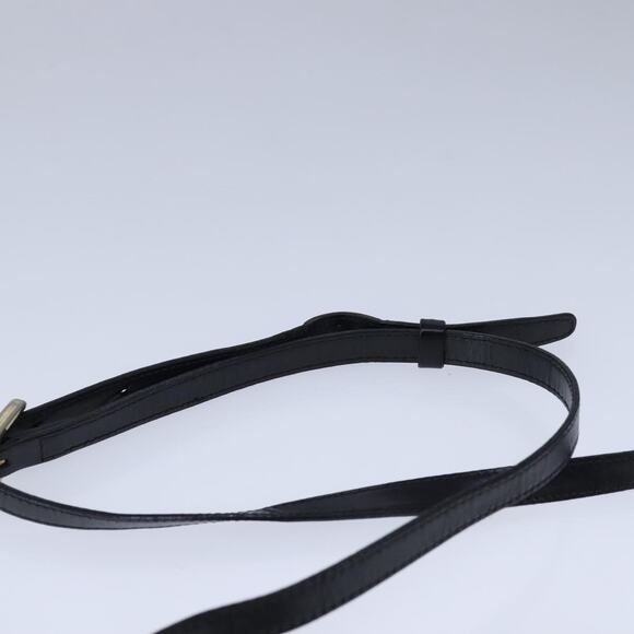 CELINE Macadam Canvas Shoulder Bag Pvc Leather Black - Picture 8 of 12